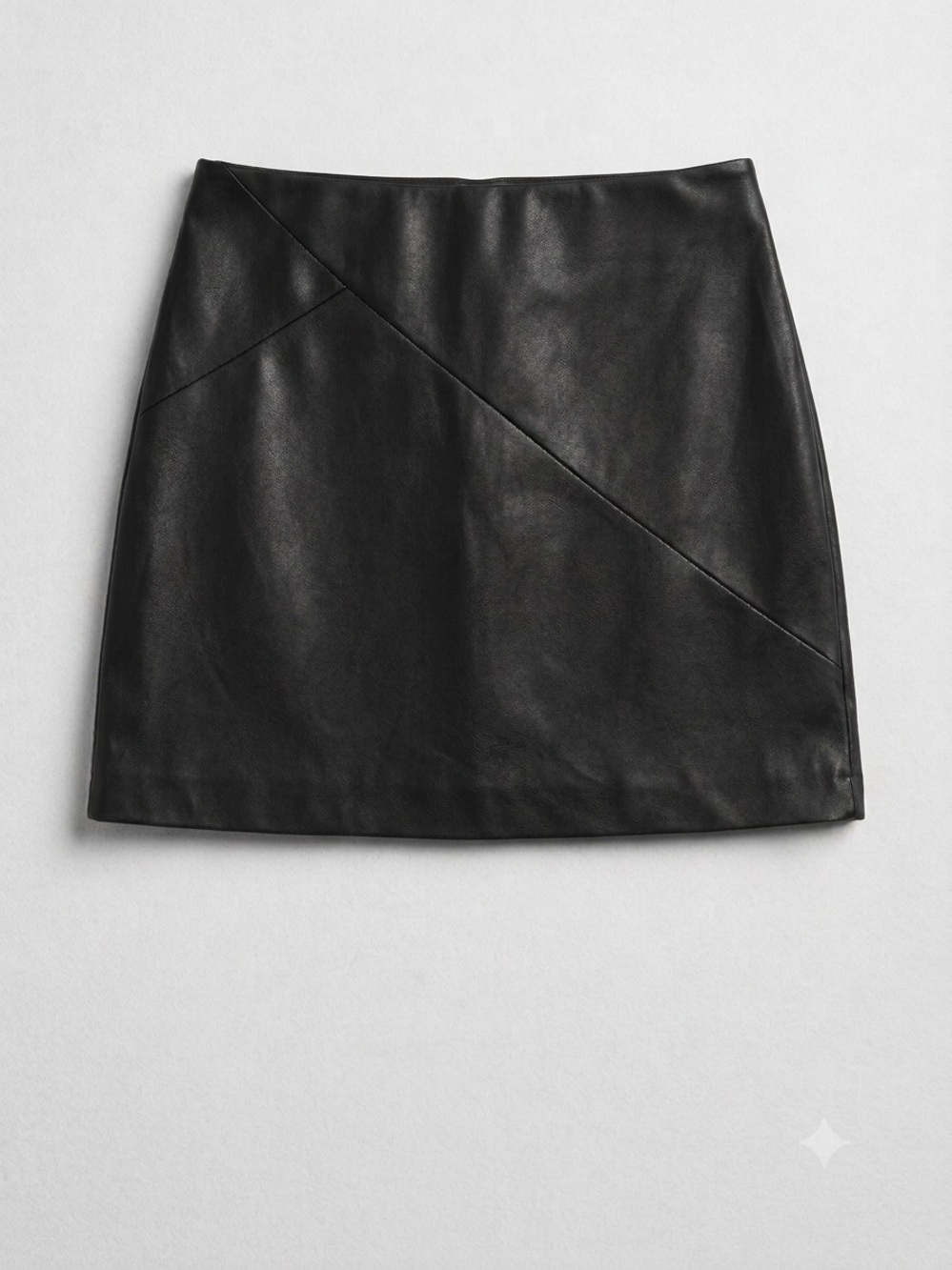 Dynamite Faux Leather Mini Skirt - Medium - Black